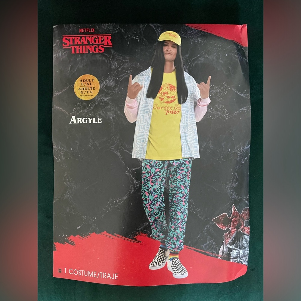 Netflix Stranger Things Argyle Costume ~ Adult